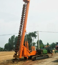 長(zhǎng)螺旋打樁機(jī)的準(zhǔn)備工作